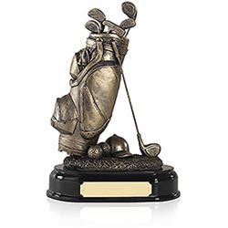 golf bag trophies